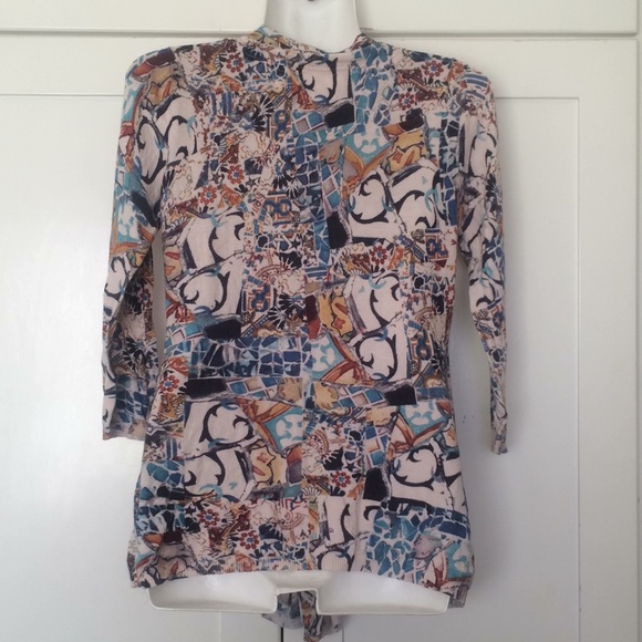 🥰🥰{Anthro} Sparrow "Talavera" Cardigan - Picture 4 of 5